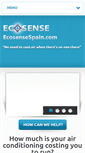 Mobile Screenshot of ecosensespain.com